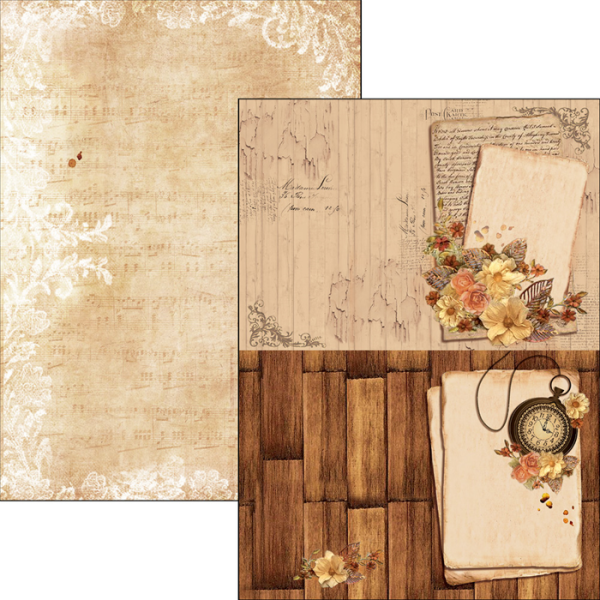 Ciao Bella Scrapbooking Creative Pad Autumn Whispers #CBC005