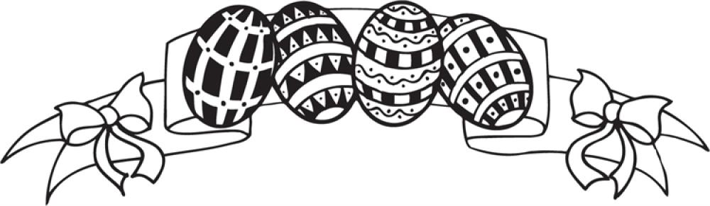 Claritystamp Clear Stamp Easter Egg Banner