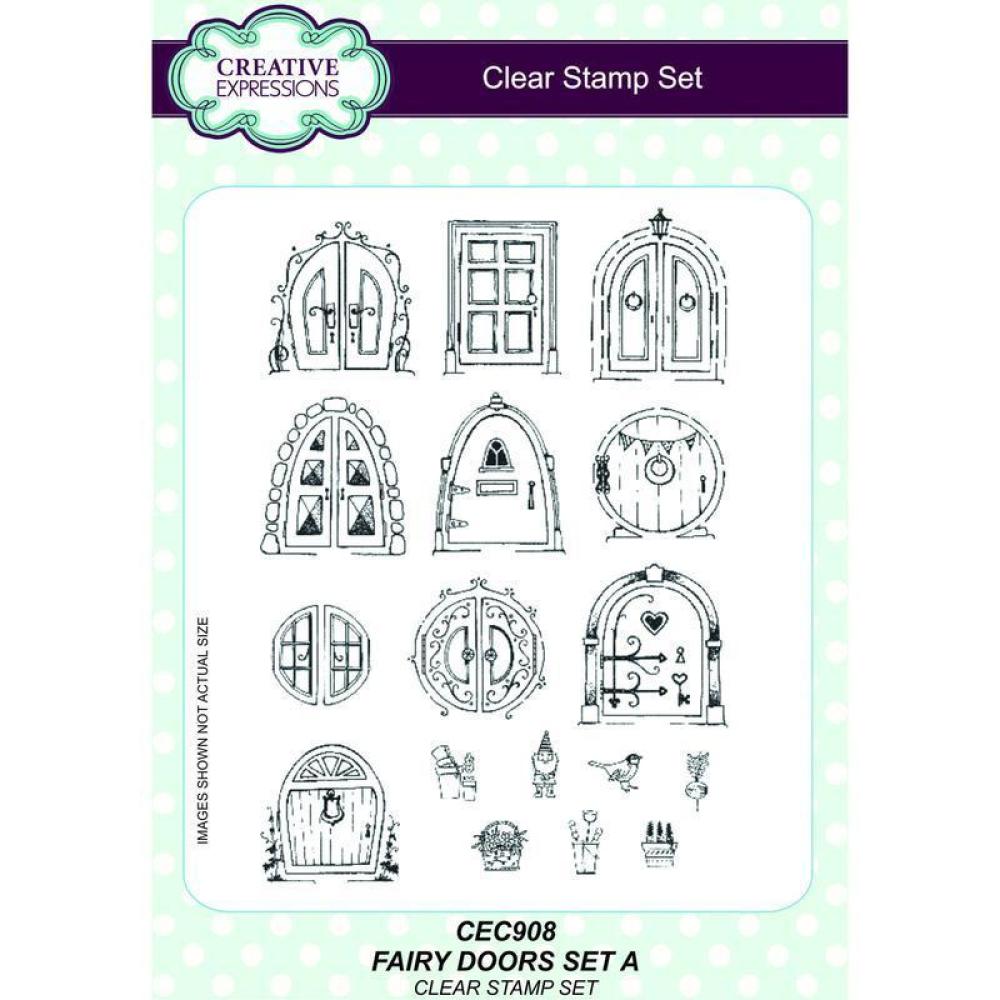 Clear Stamps Set Fairy Doors #CEC908