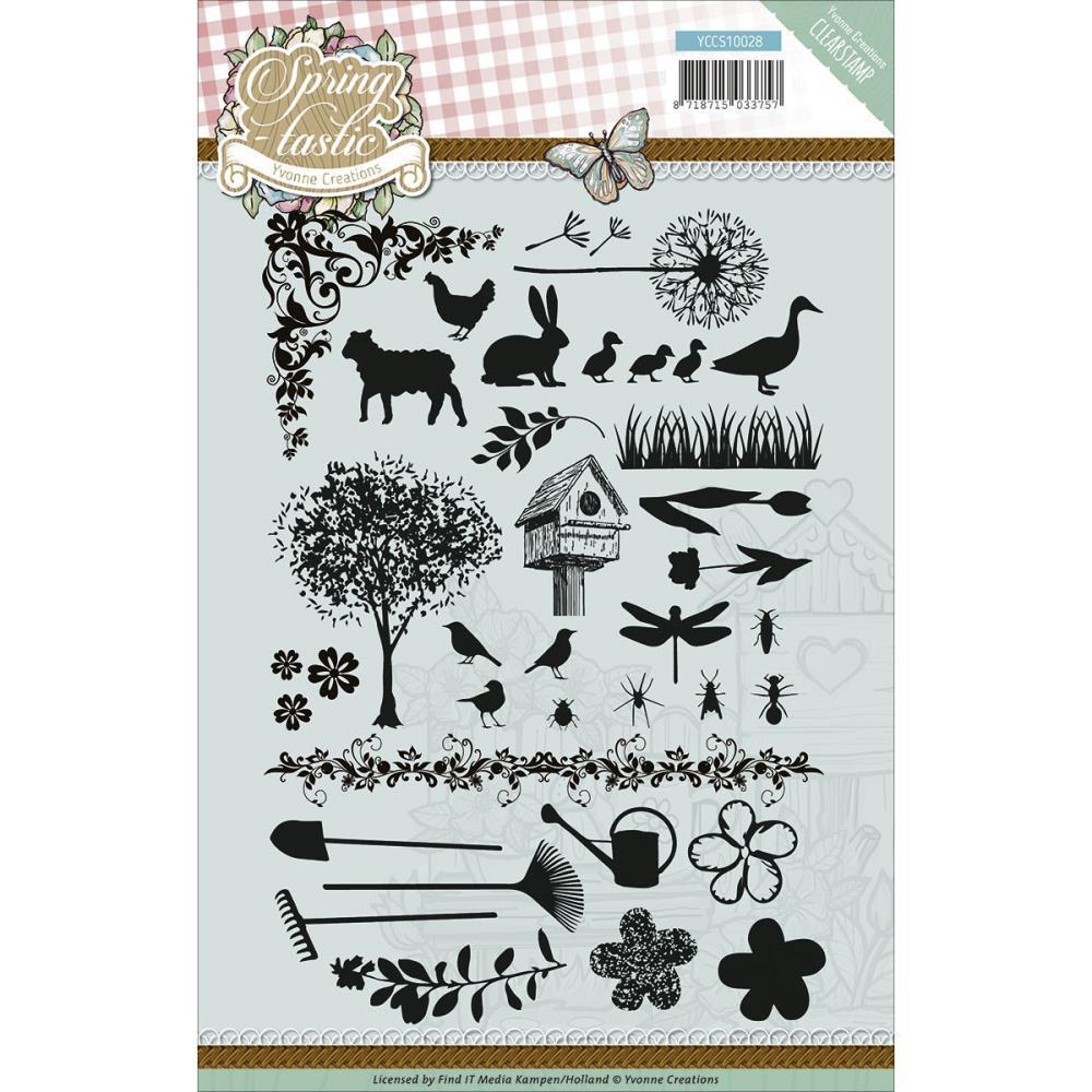 Clearstamp Yvonne Creations Spring-tastic #YCCS10028