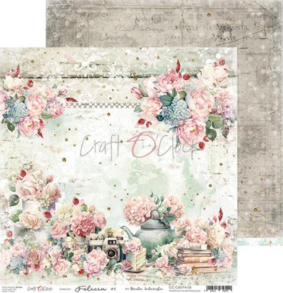 Craft O Clock 12x12 Paper Pad Felicia