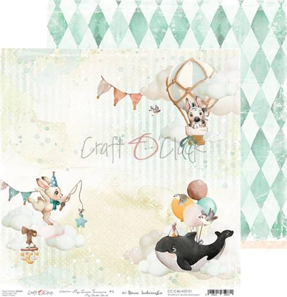 Craft O Clock 12x12 Paper Pad My Sweet Treasure