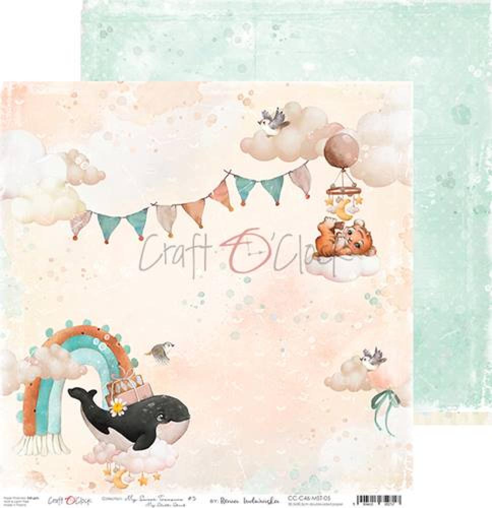 Craft O Clock 12x12 Paper Pad My Sweet Treasure