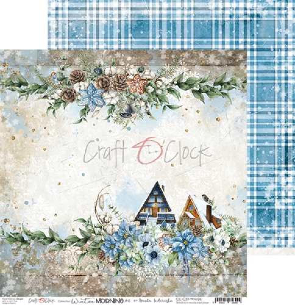 Craft O Clock 12x12 Paper Pad Winter Morning