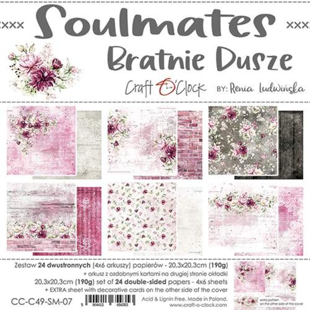 Craft O Clock 8x8 Paper Pad Soulmates