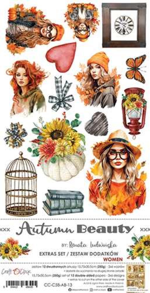 Craft O Clock Extras to Cut Autumn Beauty Women