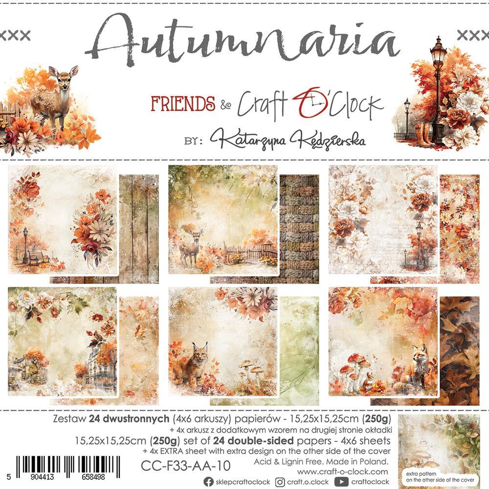 Craft o Clock Autumnaria 6x6 Paper Pad