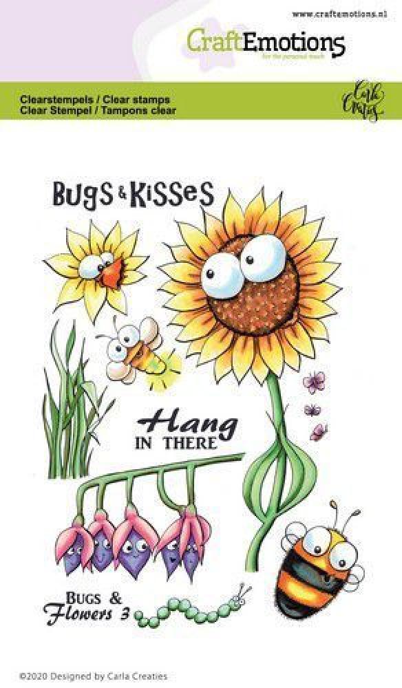 CraftEmotions Clearstamps A6 Bugs & Flowers #1697