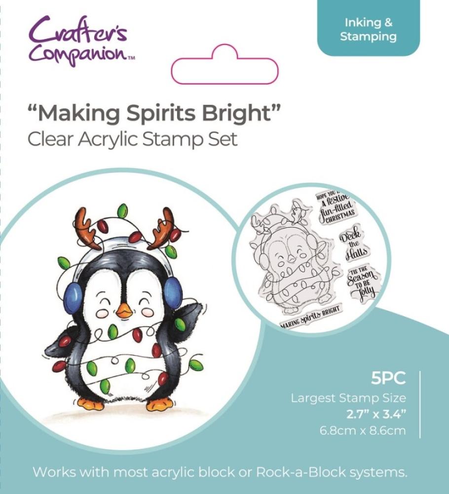 Crafters Companions Clear Stamp Making Spirits Bright