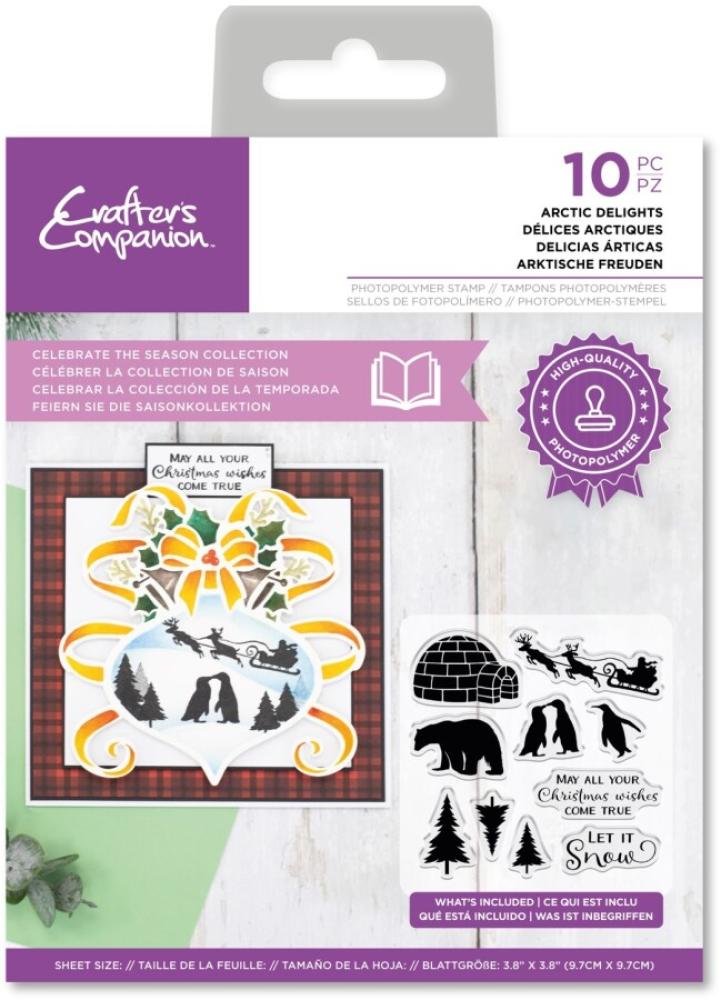 Crafters Companions Clear Stamp Set Artic Delights