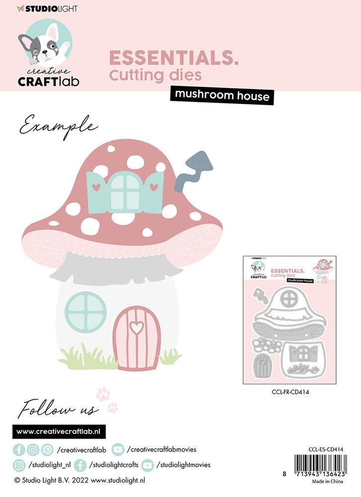 Craftlab Essentials Cutting Dies Mushroom House #414