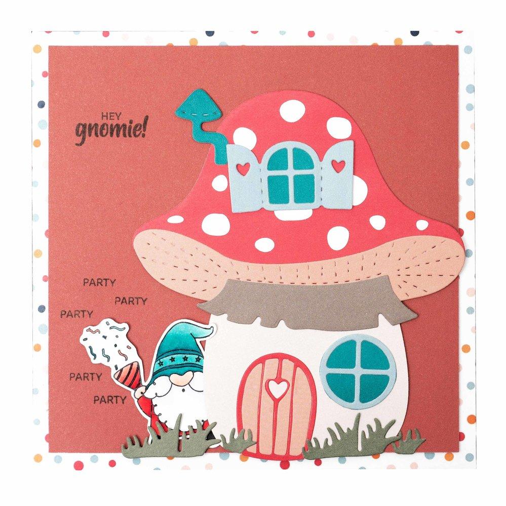 Craftlab Essentials Cutting Dies Mushroom House #414