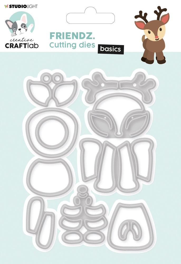 Craftlab Friendz Cutting Dies Reindeer Rudi Basics #402