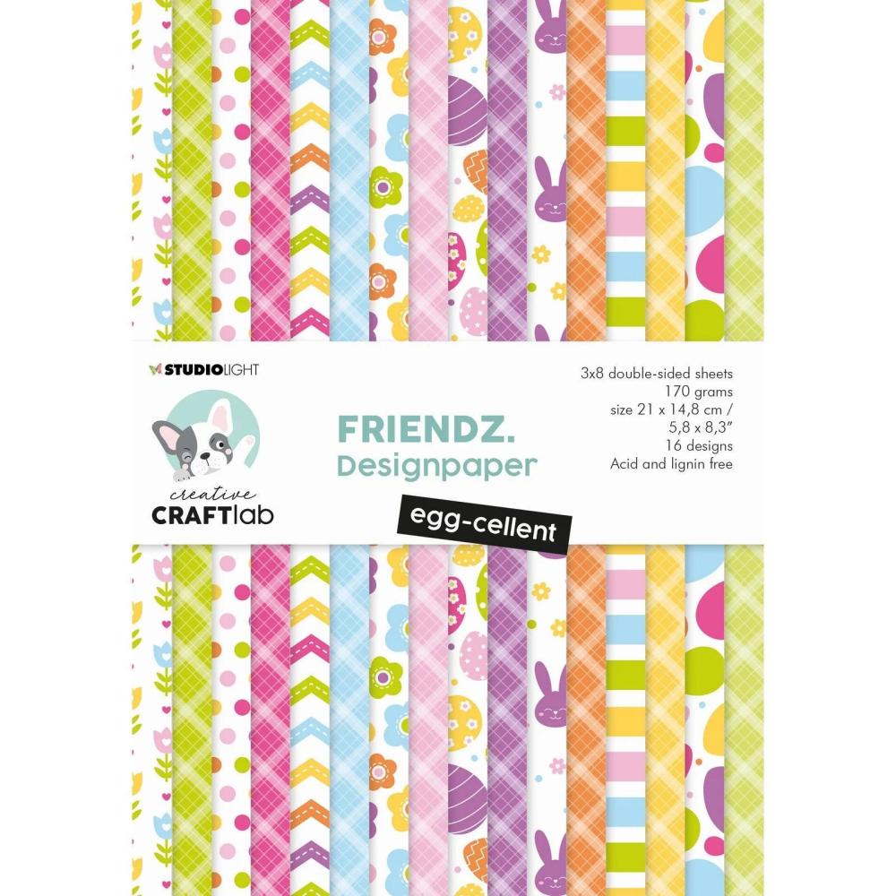 Creative CraftLab A5 Paper Egg-celent Friendz nr.83