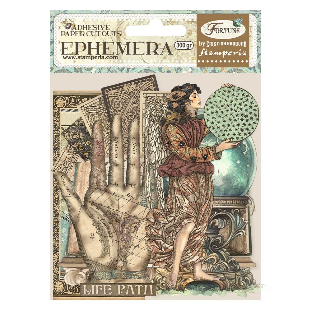 DFLCT46 Stamperia Fortune Ephemera (33 pcs)