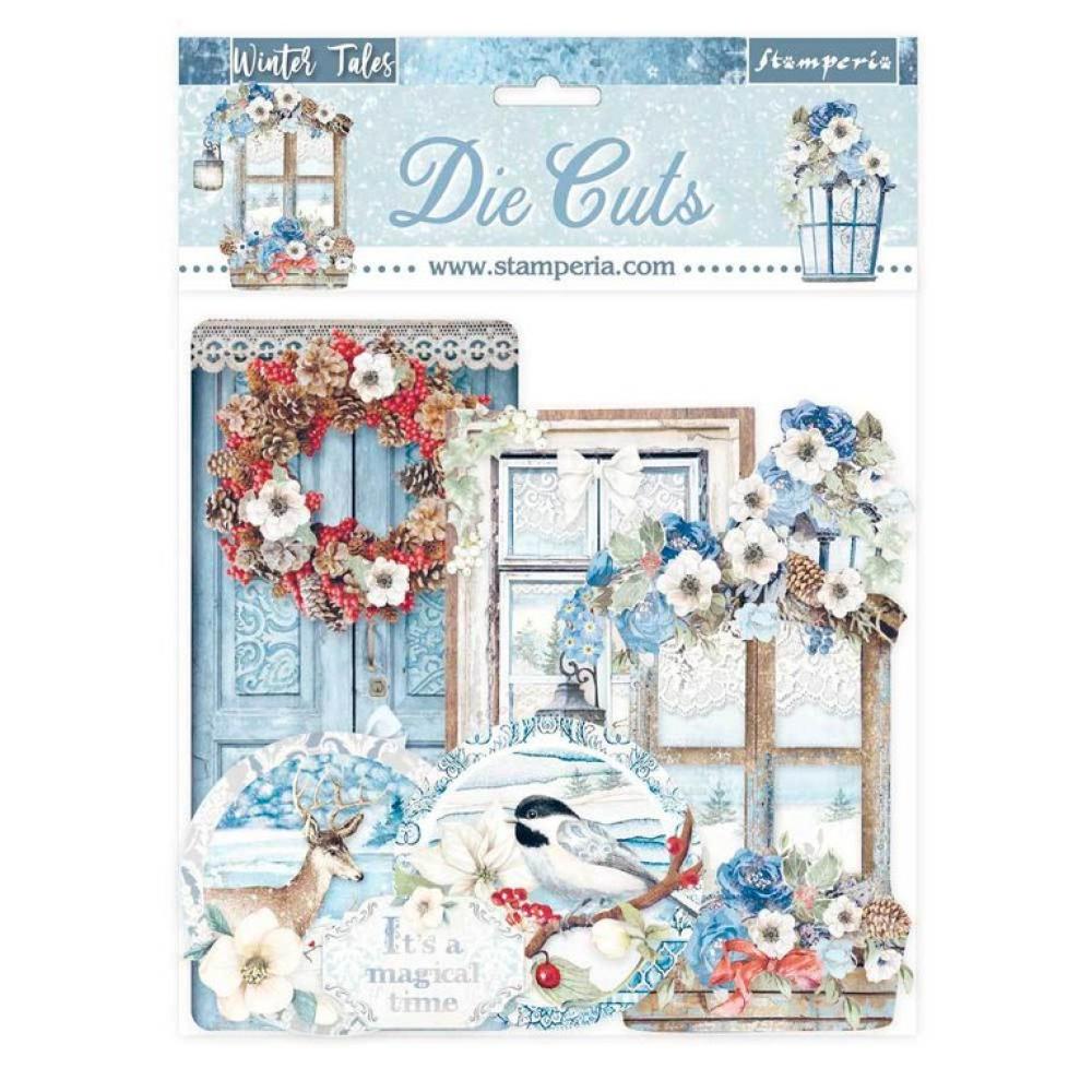 Stamperia Die cuts Winter Tales Labels DFLDC41