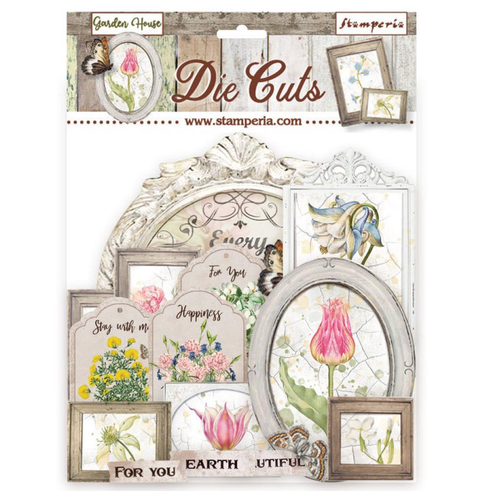 Stamperia Die Cuts Assorted Romantic Garden House DFLDC57