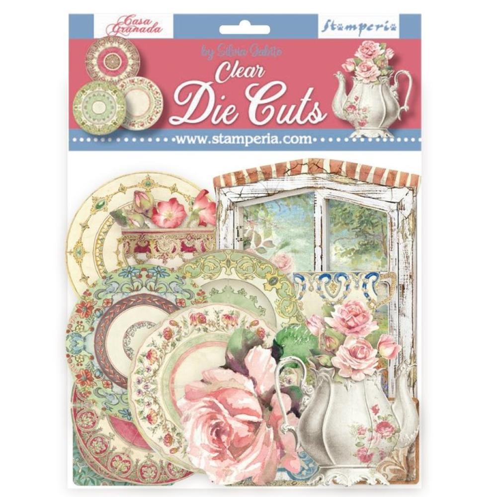 DFLDCP22 Stamperia Clear Die Cuts Casa Granada