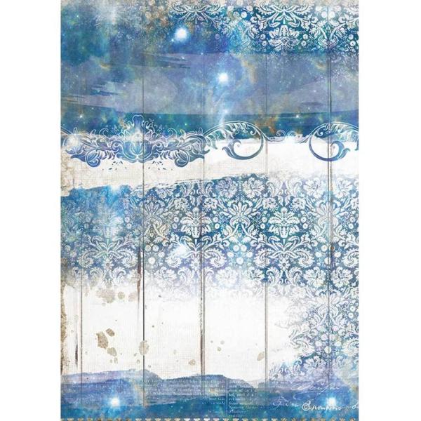 Stamperia A4 Rice Paper Sea Dream Texture DFSA4563