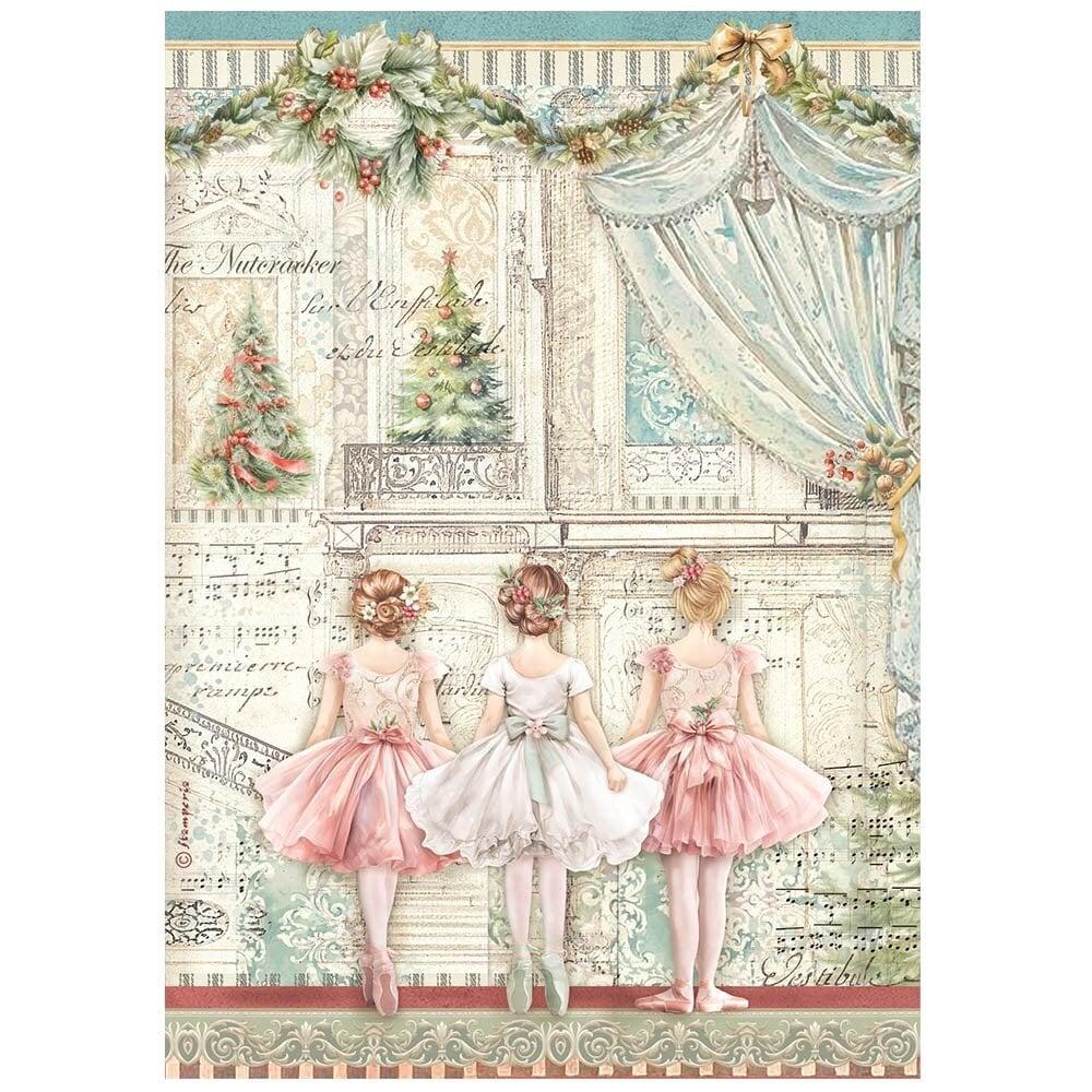 DFSA4943 Stamperia The Nutcracker A4 Reispapier Ballet