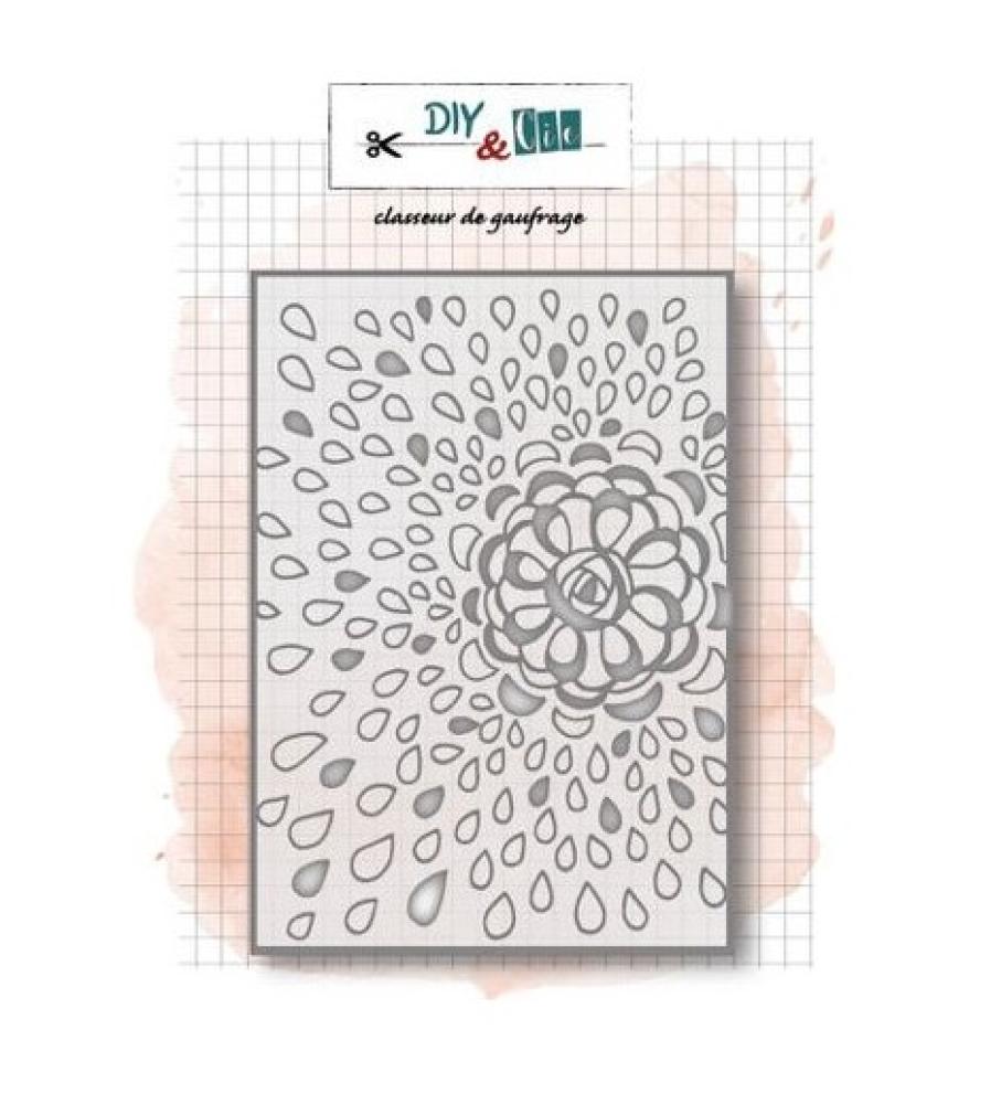 DIY & Cie Embossing Folder Flower