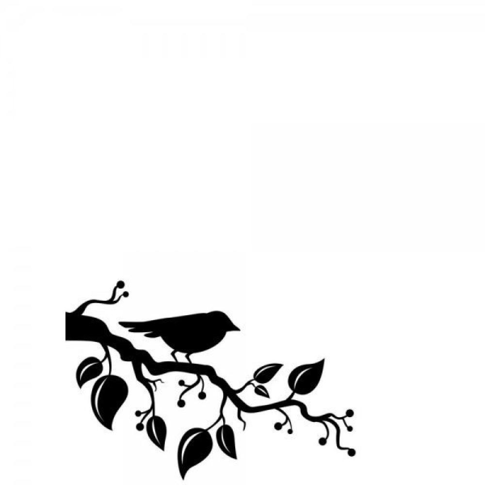 Darice Embossing Folder Bird On Branch