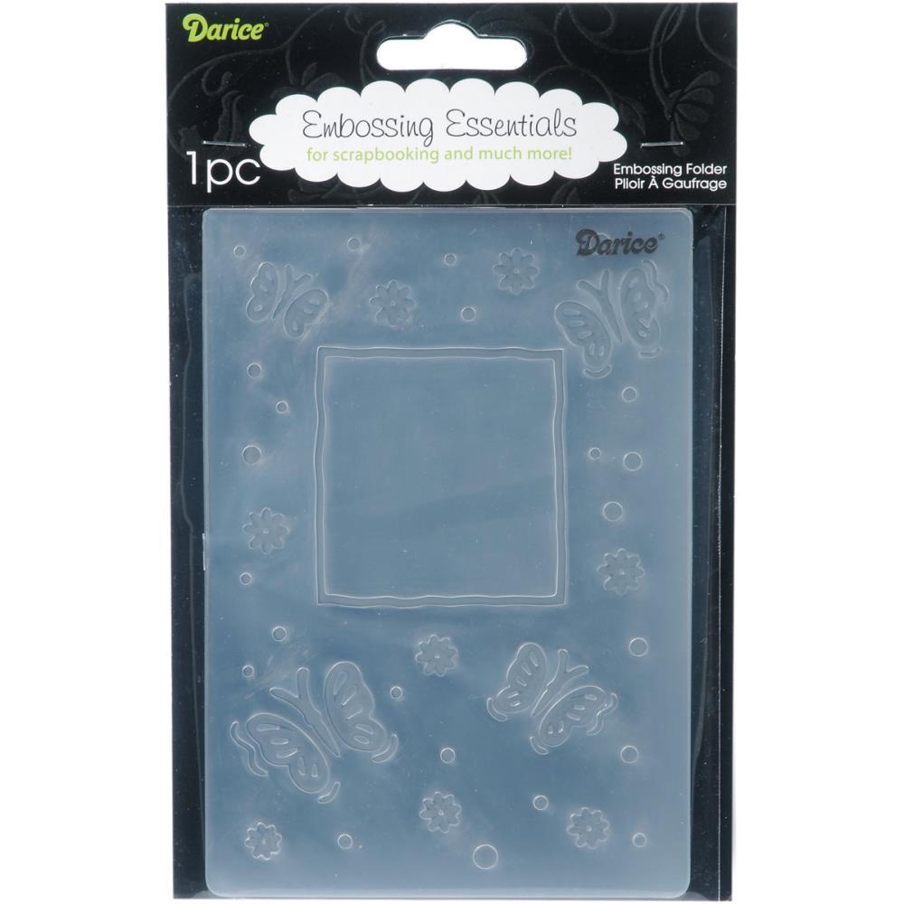 Darice Embossing Folder Butterfly Frame