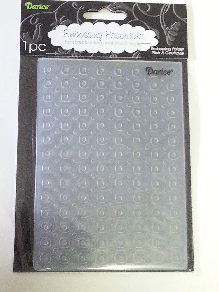 Darice Embossing Folder Circle Background