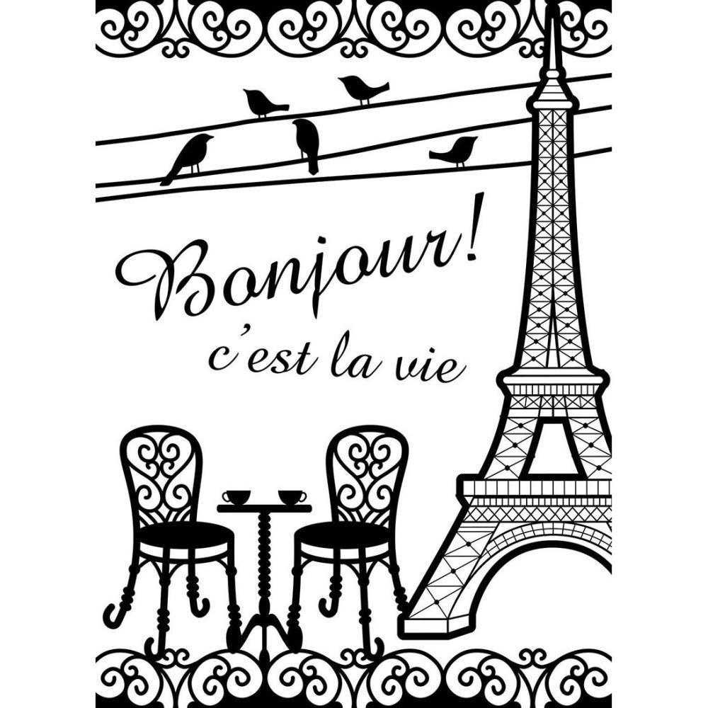 Darice Embossing Folder French Bistro #1219-116