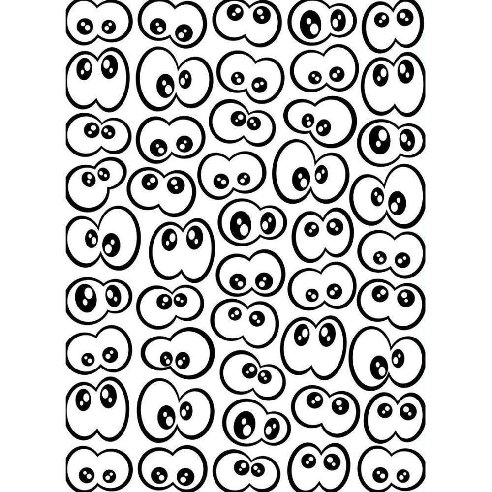 Darice Embossing Folder Googly Eye #1219-117