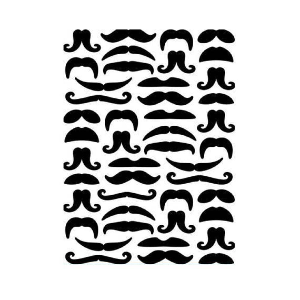 Darice Embossing Folder Moustaches #1219-124