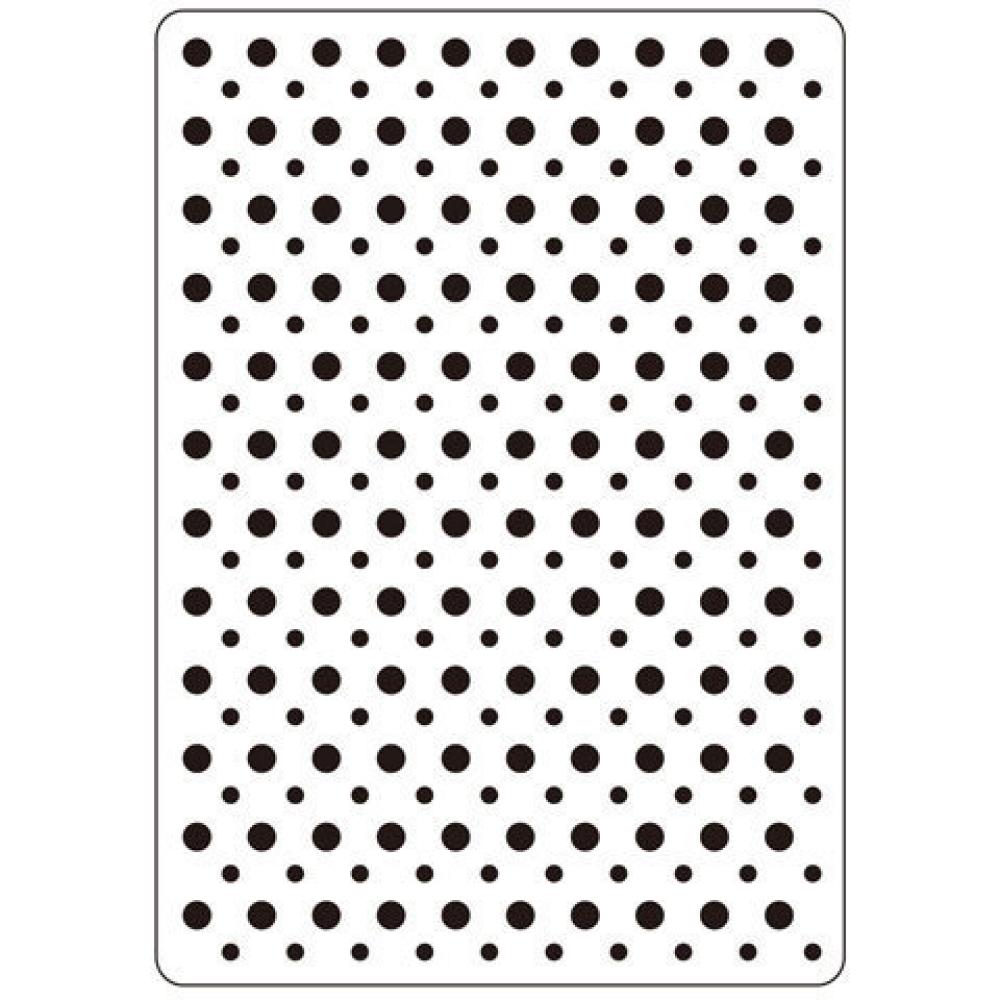 Darice Embossing Folder Polka Dots