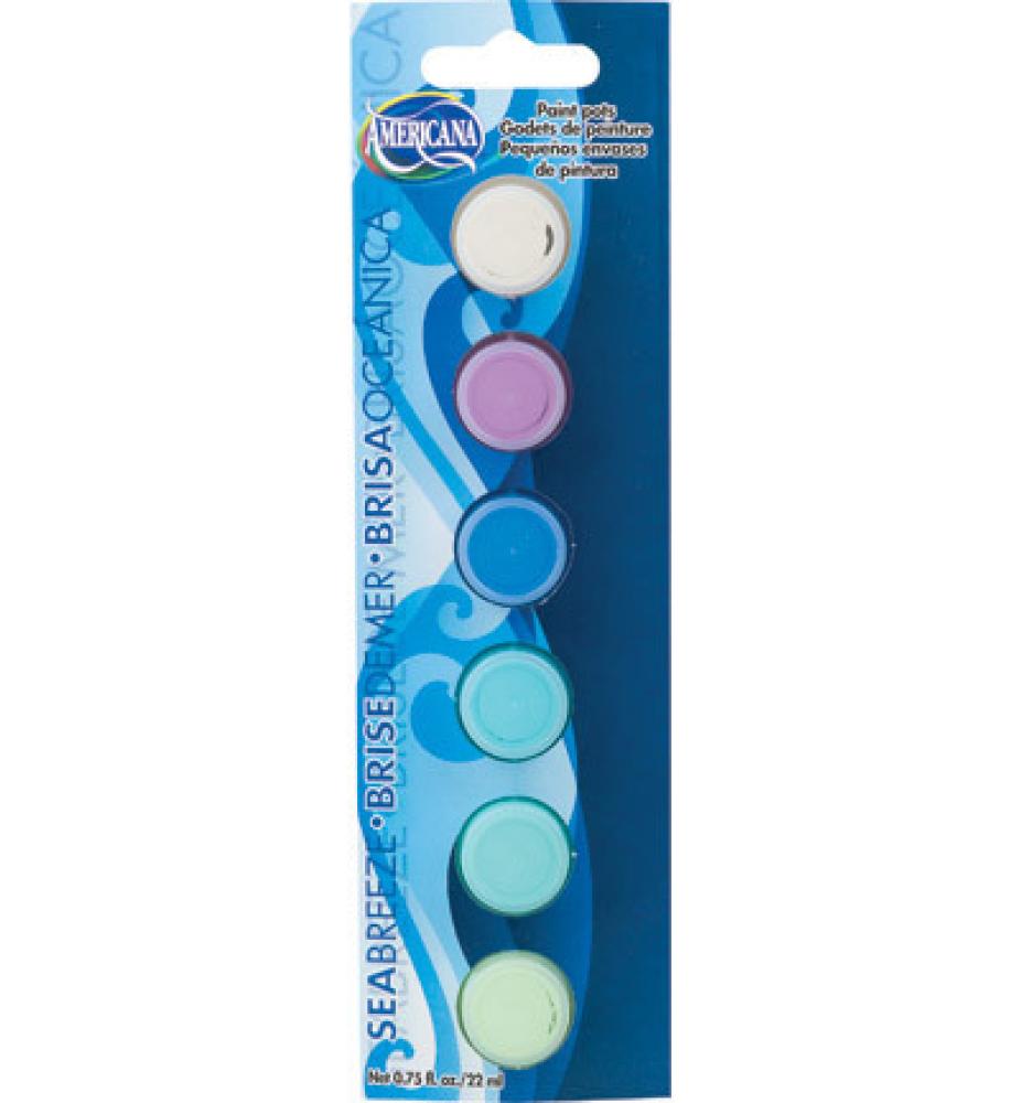 DecoArt Americana Acrylic Paint Set Sea Breeze