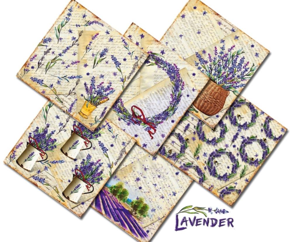 #961 Decorer 8x8 Paper Pad Lavender