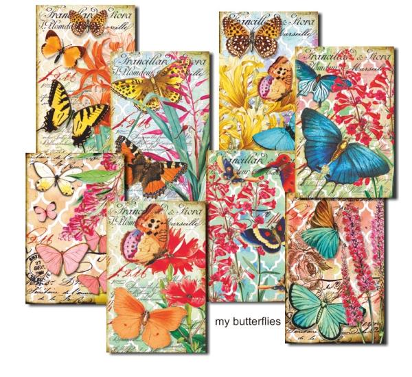 Decorer Mini Scrapbook Paper Set My Butterflies