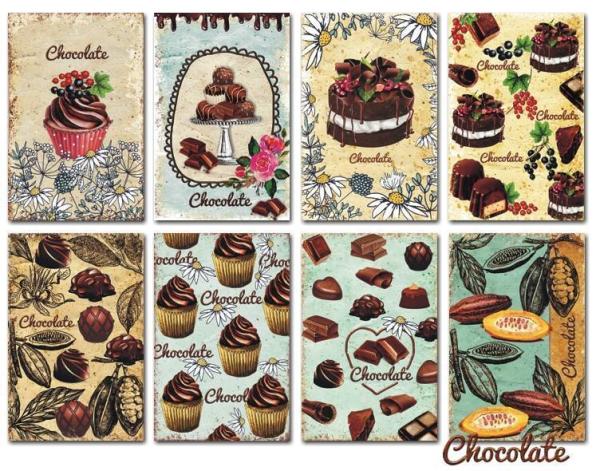 #58 Decorer Mini Scrapbook Paper Set Chocolate