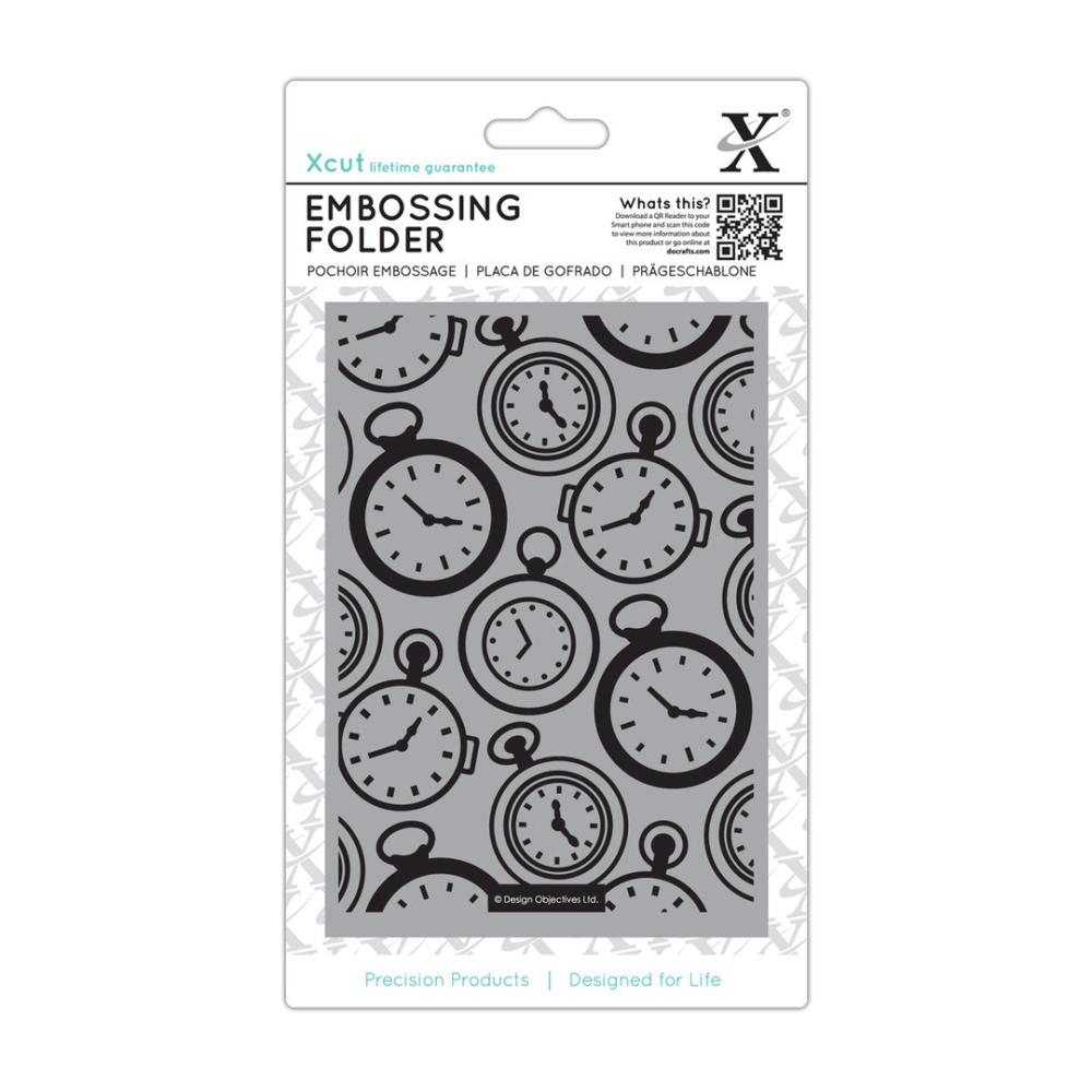 DoCrafts XCUT Embossing Folder Pocket Watch #515137