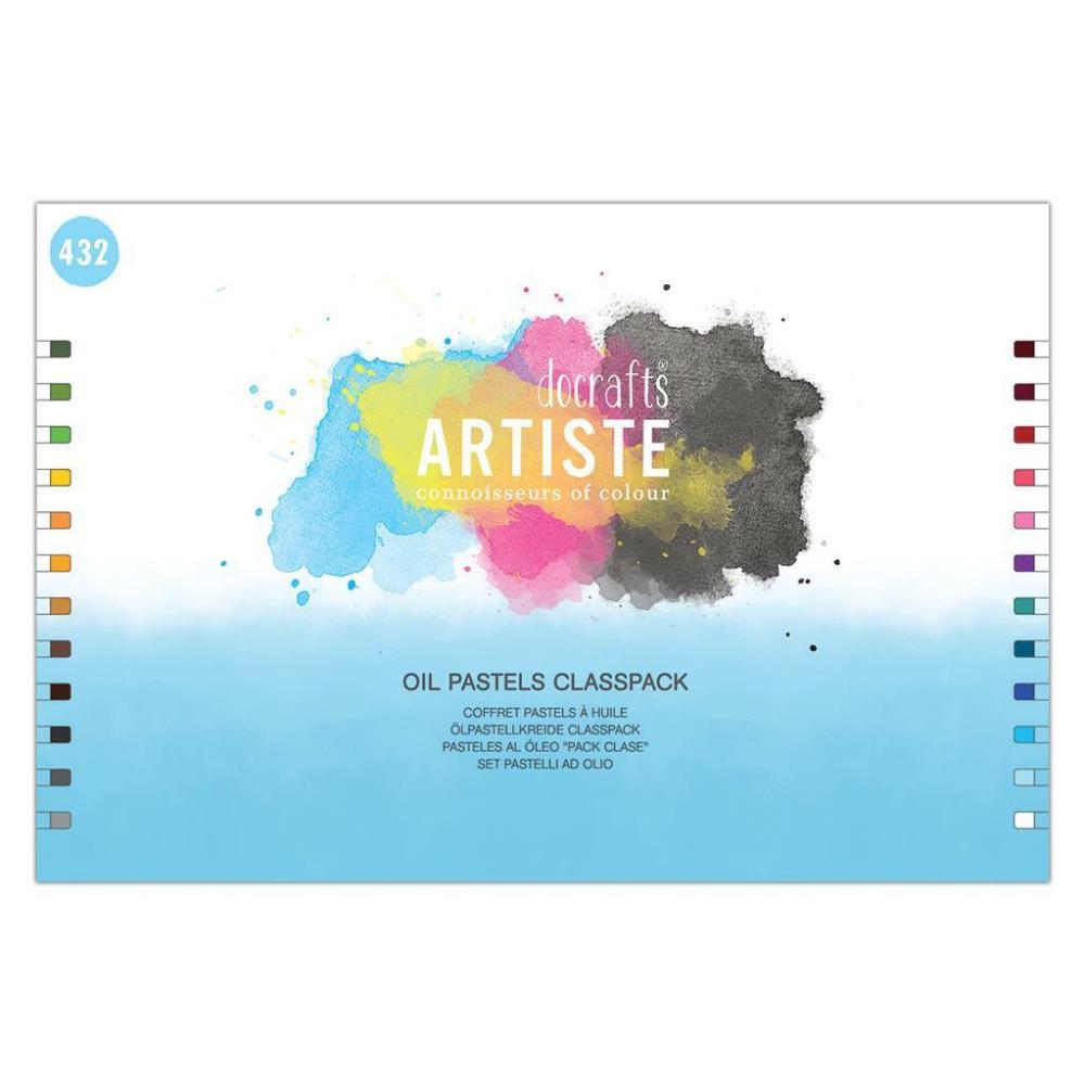 Docrafts Artiste Oil Pastels Classpack 432 Pkg