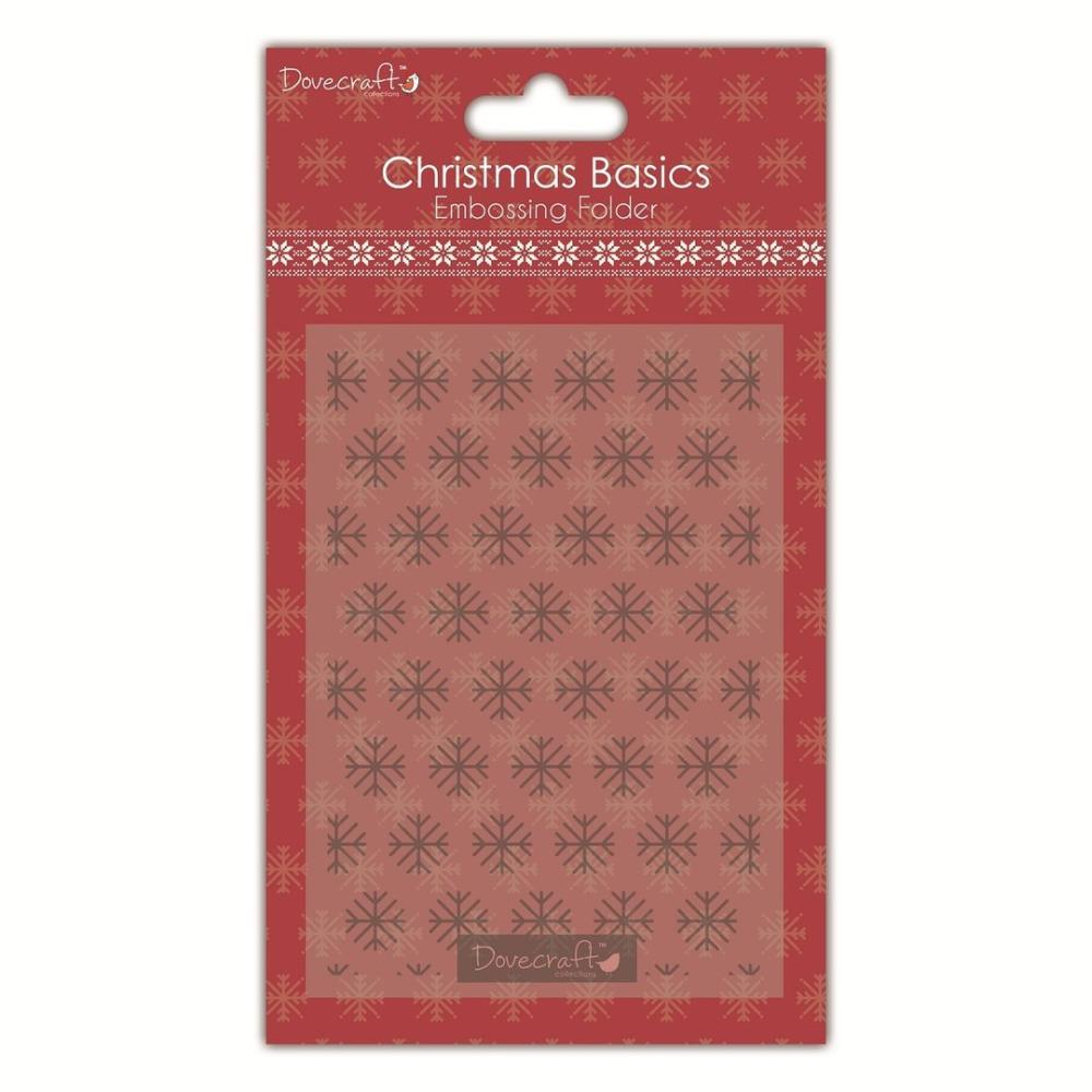 Dovecraft Christmas Basics Embossing Folder #003