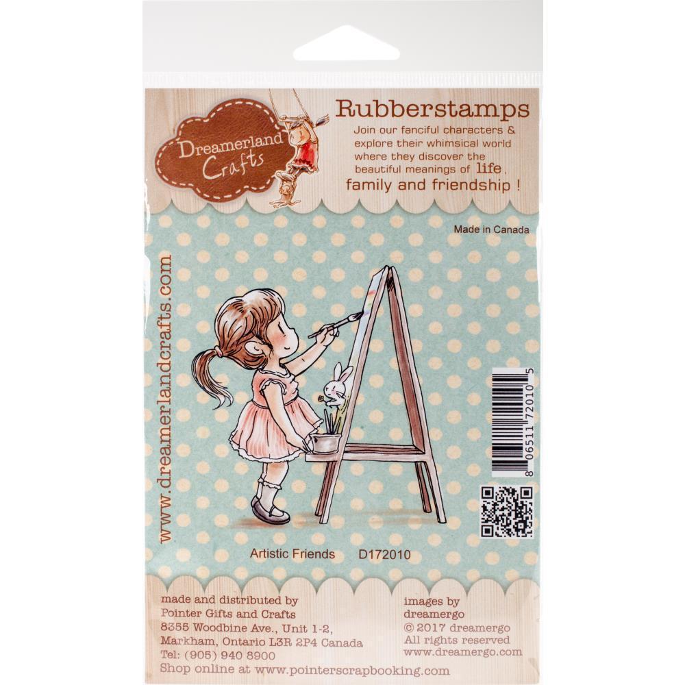 DreamerlandCrafts Cling Stamp Artistic Friends #D172010