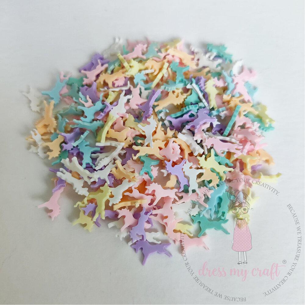 Dress My Craft Shaker Slices Pastel Unicorns 8g