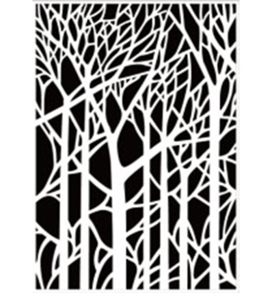 Embossing Folder Backgrounds Trees #HSF022