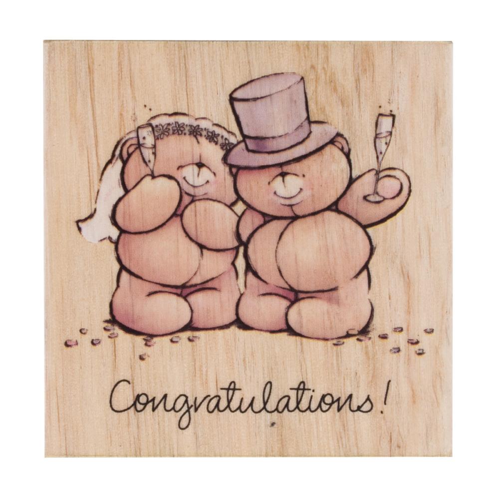 Forever Friends Wooden Stamp Wedding