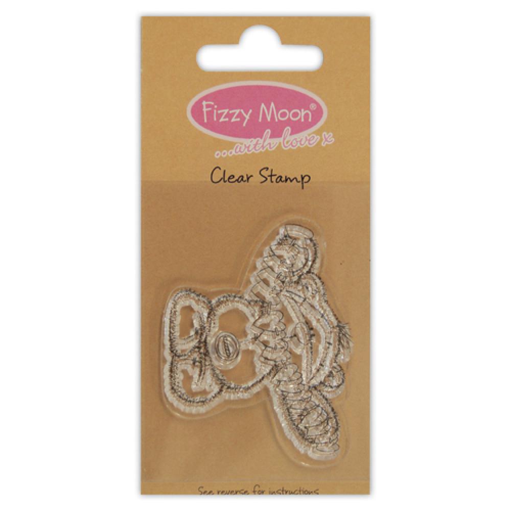 Clearstempel Fizzy Moon Heart Chain