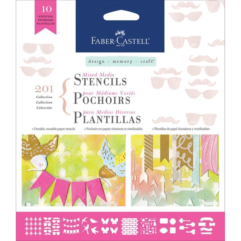 Faber Castell Mixed Media Stencils Motif