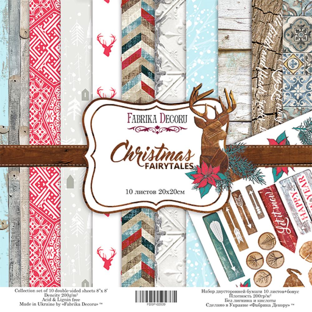 Fabrika Decoru 8x8 Paper Pack Christmas Fairytales