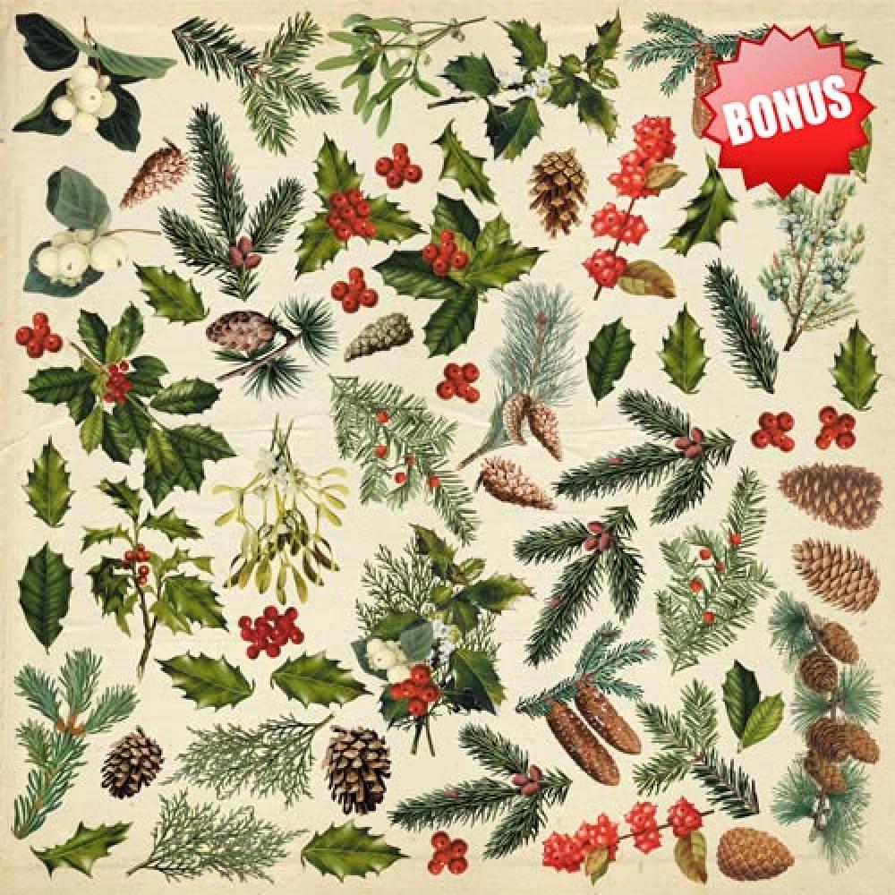 Fabrika Decoru 8x8 Paper Pack Winter Botanical