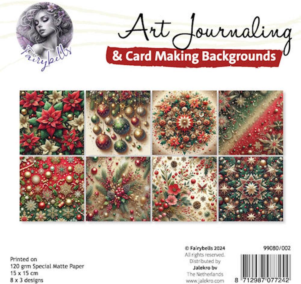 Fairybells Art Journaling & Card Making Backgrounds Set 2