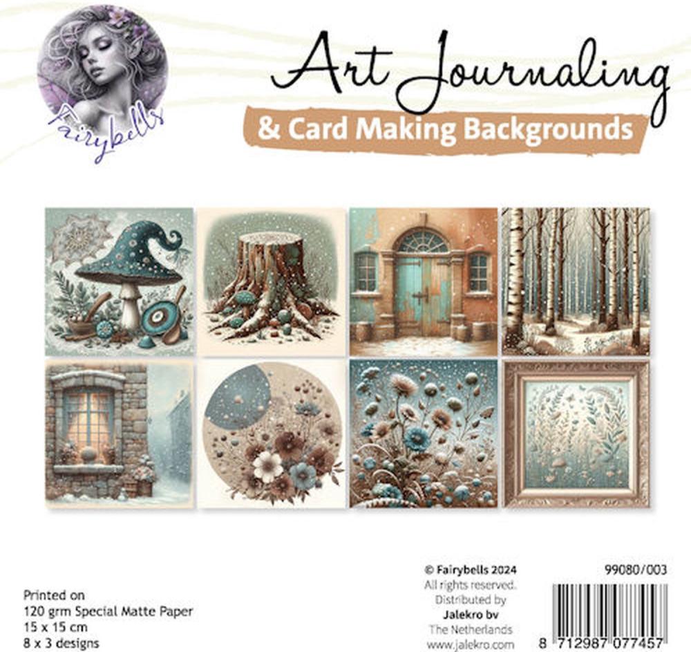 Fairybells Art Journaling & Card Making Backgrounds Set 3