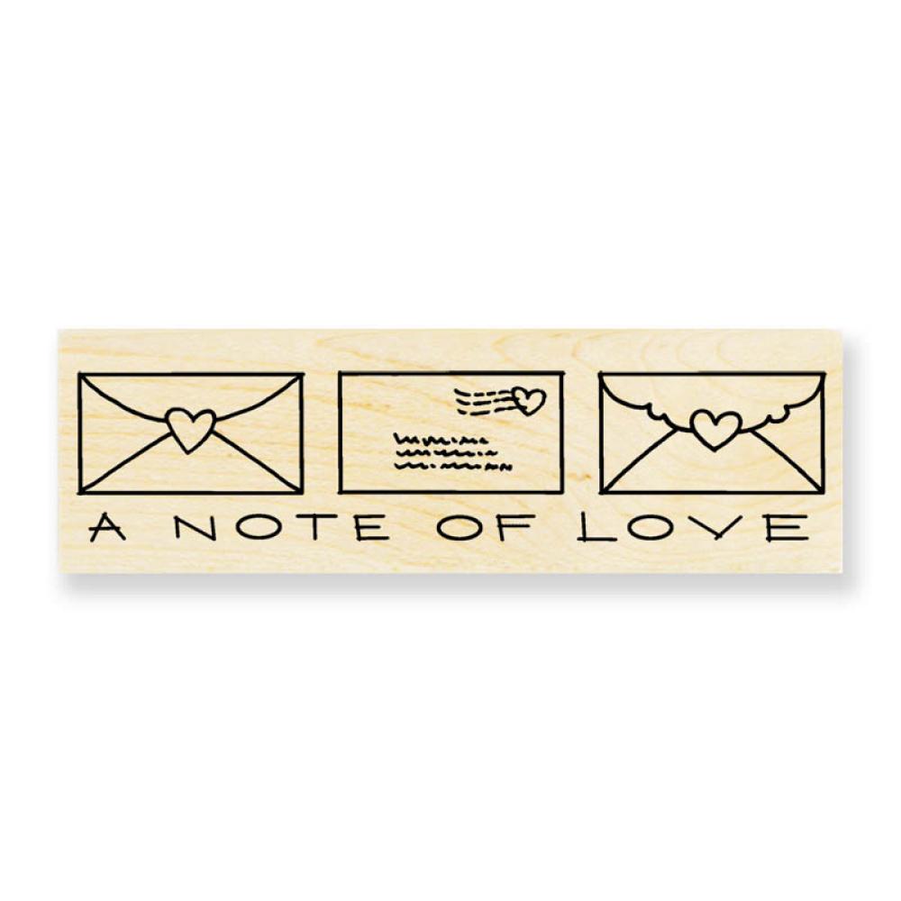 Stampendous Wooden Stamp Notes of Love G107